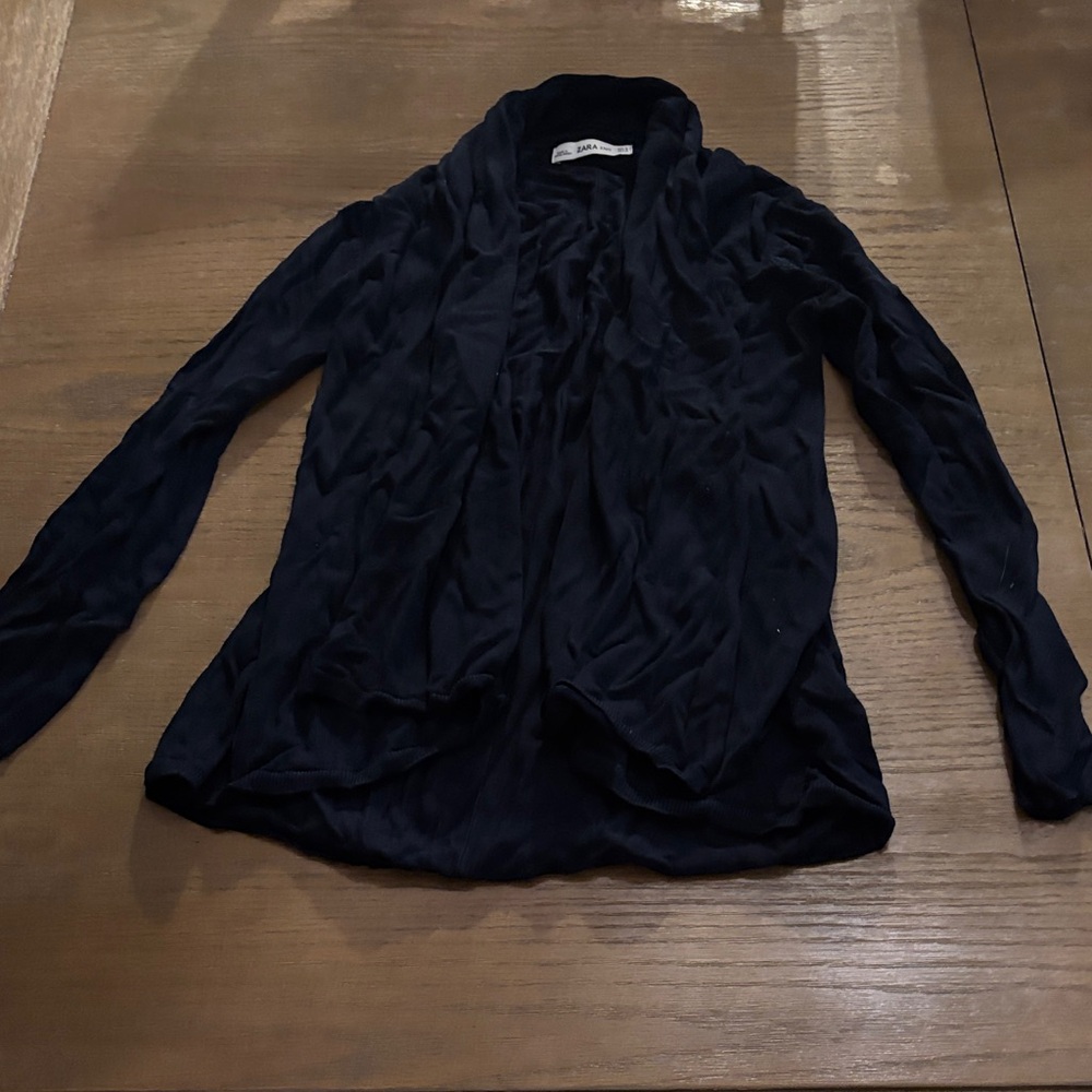Zara Black Cardigan Sweater